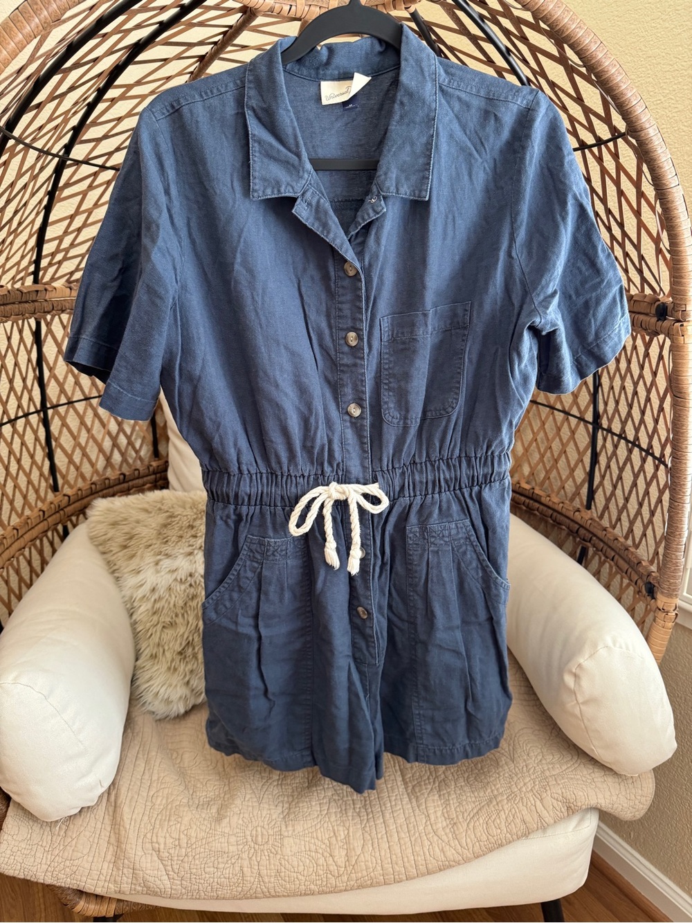 🤍 Universal Thread Romper Boilersuit Navy Medium